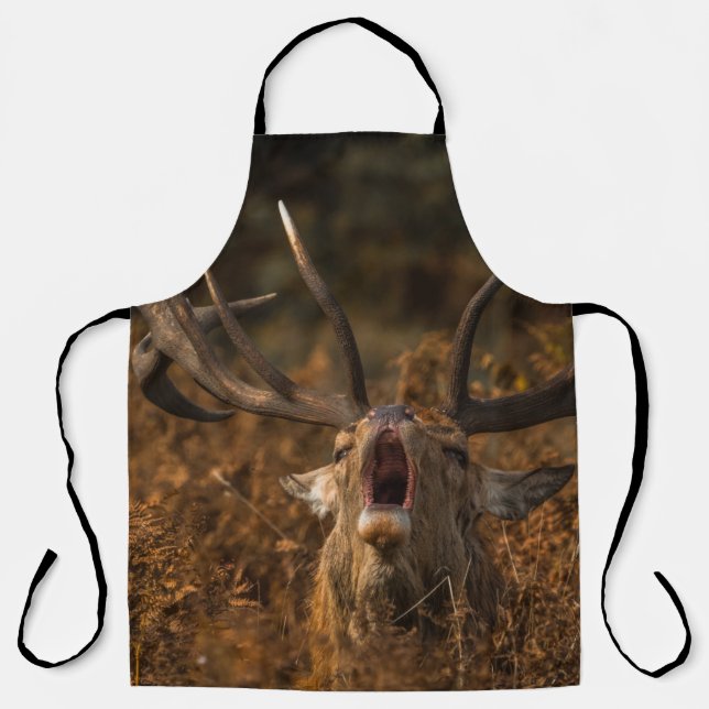 BEAUTIFUL REINDEER WILD ANIMALS APRON (Front)