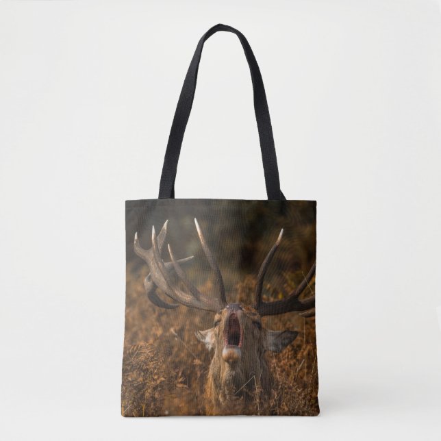 BEAUTIFUL REINDEER WILD ANIMALS TOTE BAG (Front)