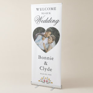 Beautiful Retractable Banner for Wedding Decor