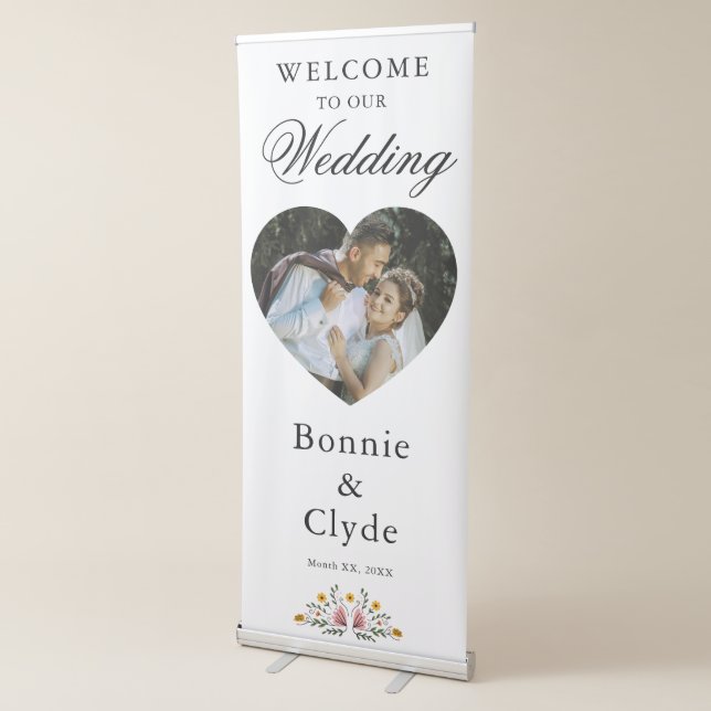 Beautiful Retractable Banner for Wedding Decor (3/4)