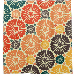 Beautiful retro art nouveau shower curtain