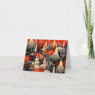 Beautiful Retro Christmas Card