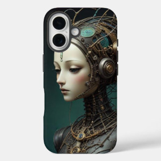 Beautiful retro robot  iPhone 16 case