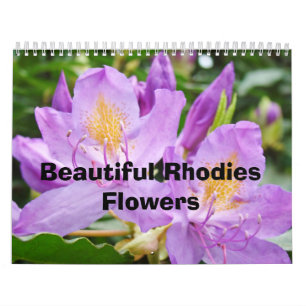 Beautiful Rhodies Flowers Calendar Nature Colourfu