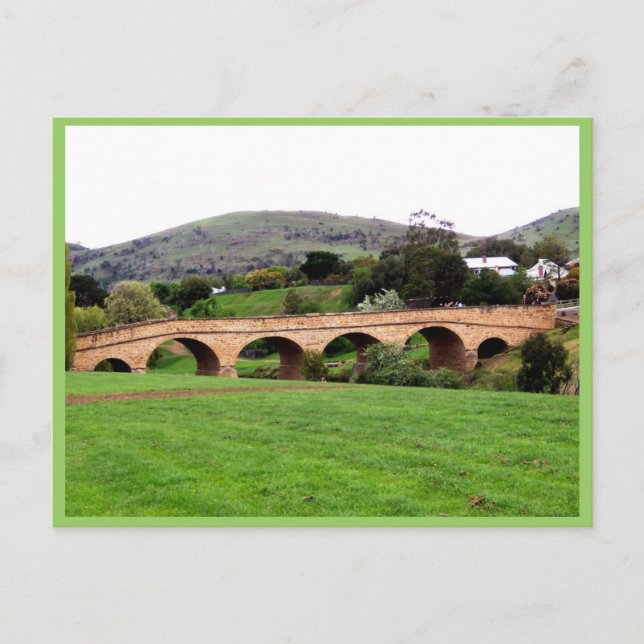 Beautiful Richmond Bridge At Tasmania Postcard (Front)
