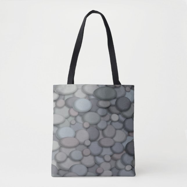 Beautiful River Rock Pebbles Tote Bag (Front)