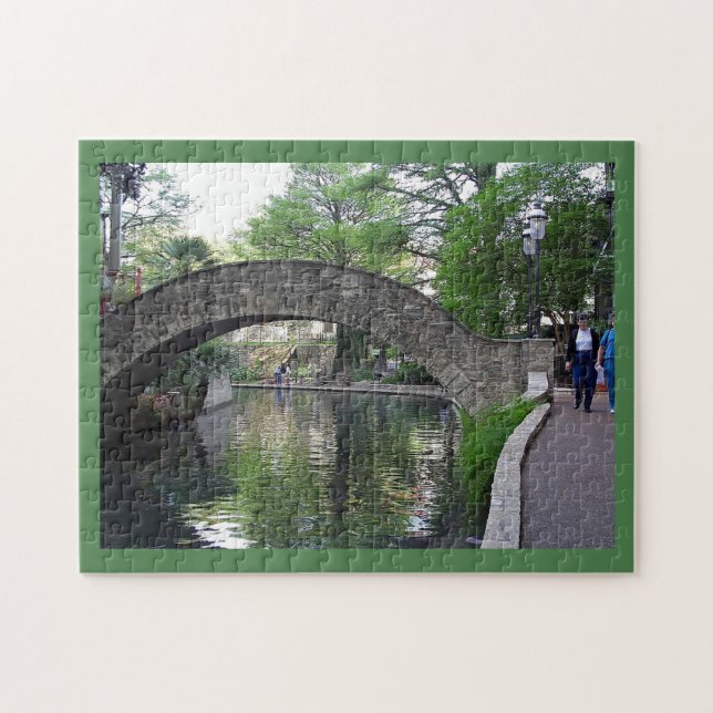 Beautiful River Walk San Antonio Jigsaw Puzzle (Horizontal)