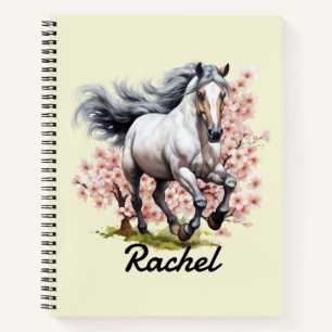 Beautiful Roan Wild Horse Notebook