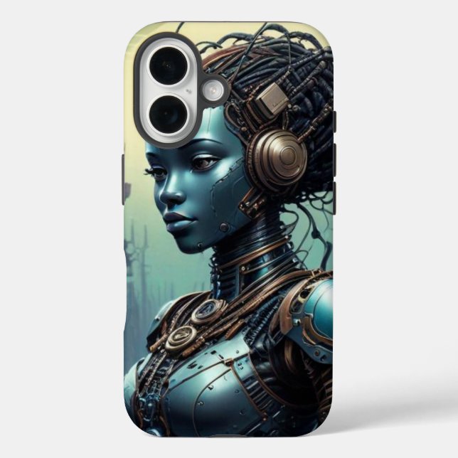 Beautiful robot from far into the future  Case-Mate iPhone case (Back)