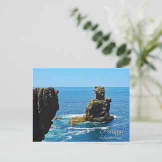 Beautiful rocks on Atlantic Coast of Portugal Postcard