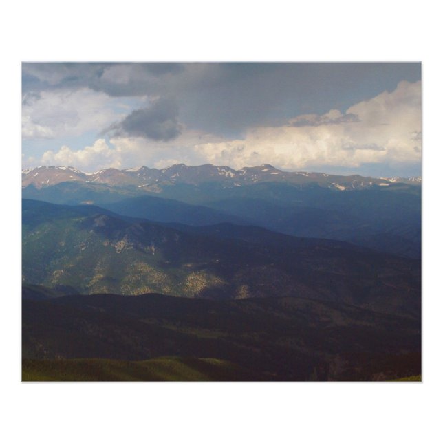 Beautiful Rocky Mountain National Forest Poster (Front)