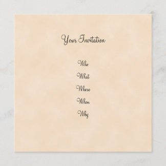 Beautiful romantic invitation