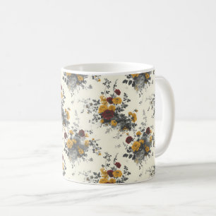 Beautiful Romantic Spring Red Girly Flowers Coffee Mug