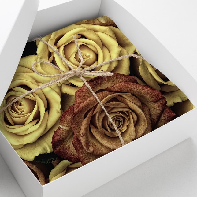 Beautiful Romantic Vintage Roses Tissue Paper (Creator Uploaded)