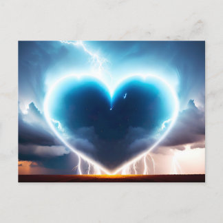 Beautiful romantic wedding picture AI Holiday Postcard