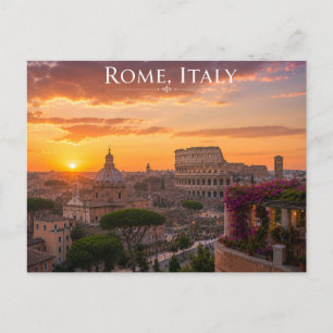 Beautiful Rome Italy Postcard