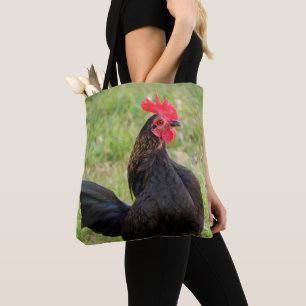 Beautiful Rooster on Both Sides Tote Bag