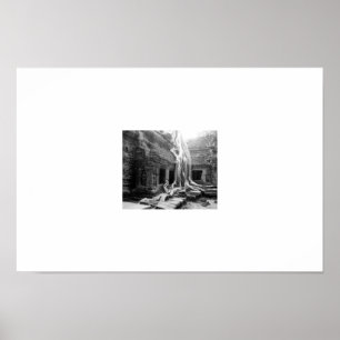 Beautiful Roots - Angkor Wats - Cambodia Poster