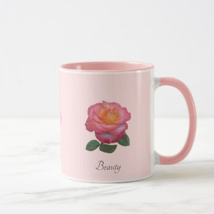 Beautiful Rose Flower Mug