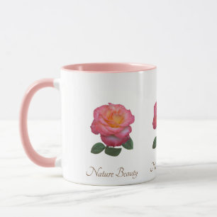 Beautiful Rose Flower Mug