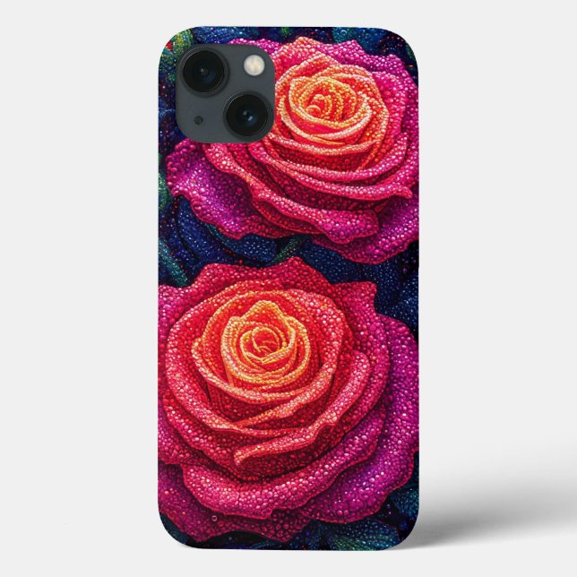 Beautiful rose flower omantic aesthetic gift Case-Mate iPhone case (Back)