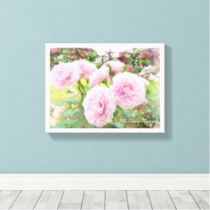 Beautiful Rose Garden Canvas Print