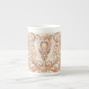 Beautiful Rose gold Mozaik Art  Bone China Mug