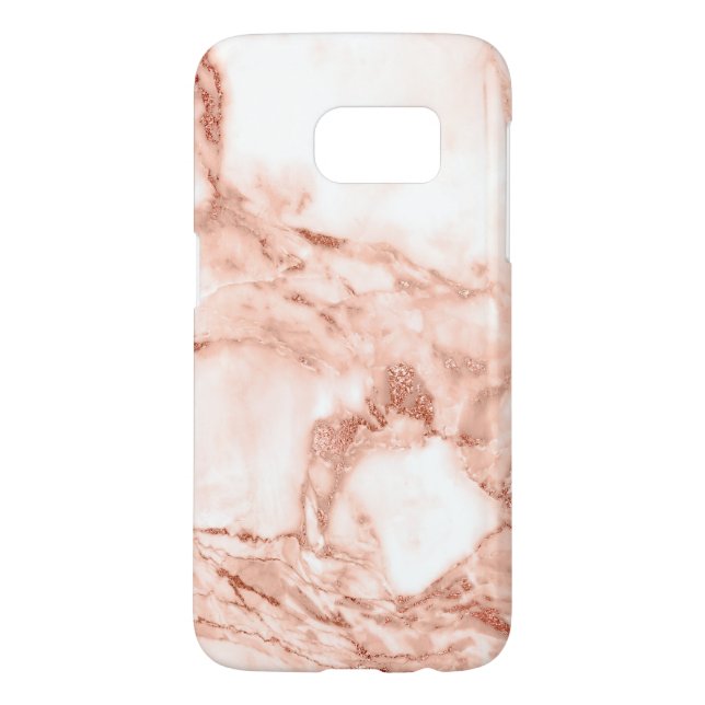 Beautiful Rose Gold Sparkle Marble Pattern Case-Mate Samsung Galaxy Case (Back)