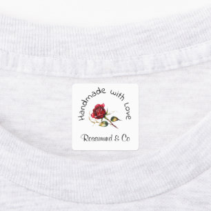 Beautiful Rose Handmade with Love Personalised