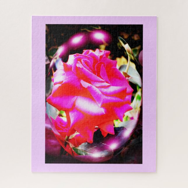 Beautiful rose jigsaw puzzle (Vertical)