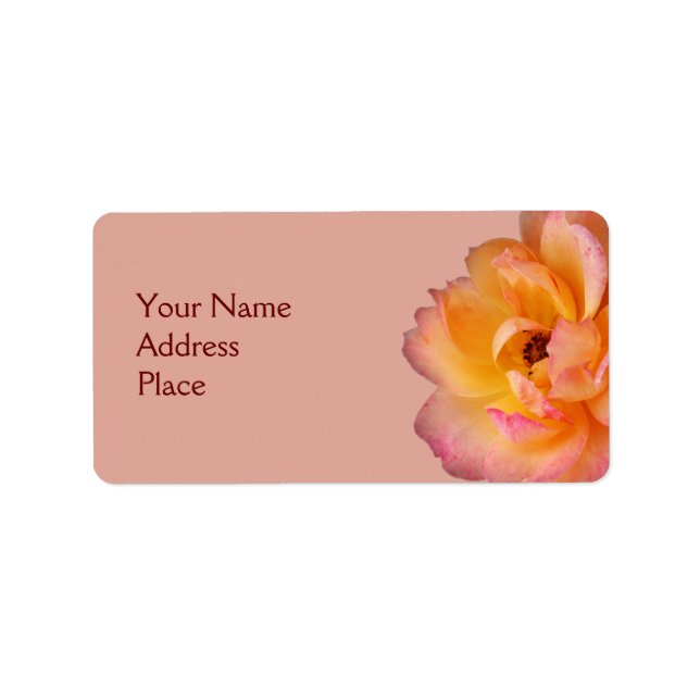 Beautiful Rose Label (Front)