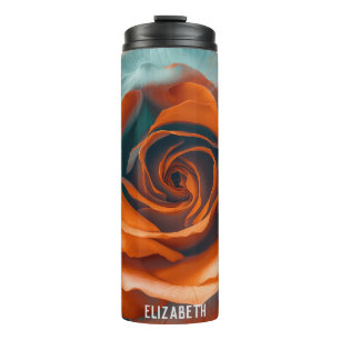 Beautiful Rose Moderns Day Personalised Thermal Tumbler