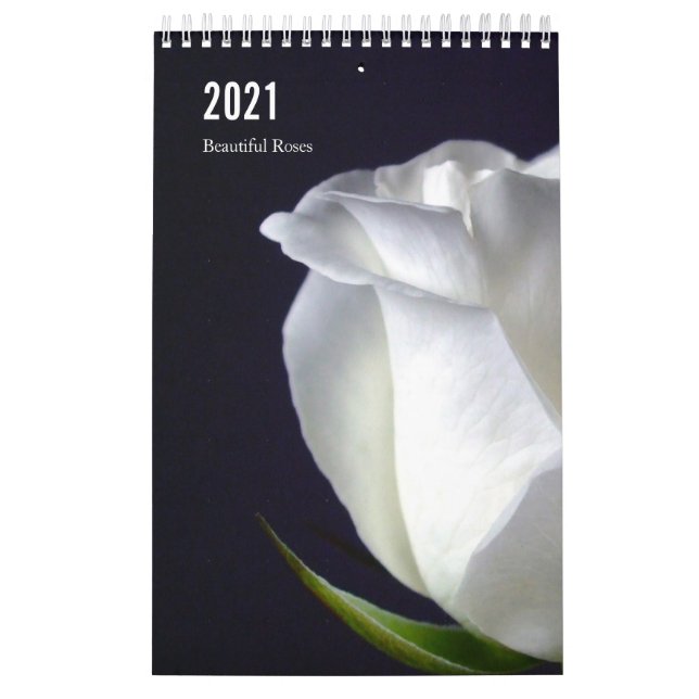 Beautiful Roses 2021 Floral Calendar (Cover)