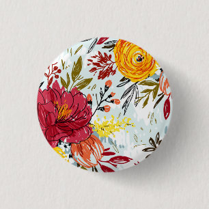 Beautiful Roses 3 Cm Round Badge