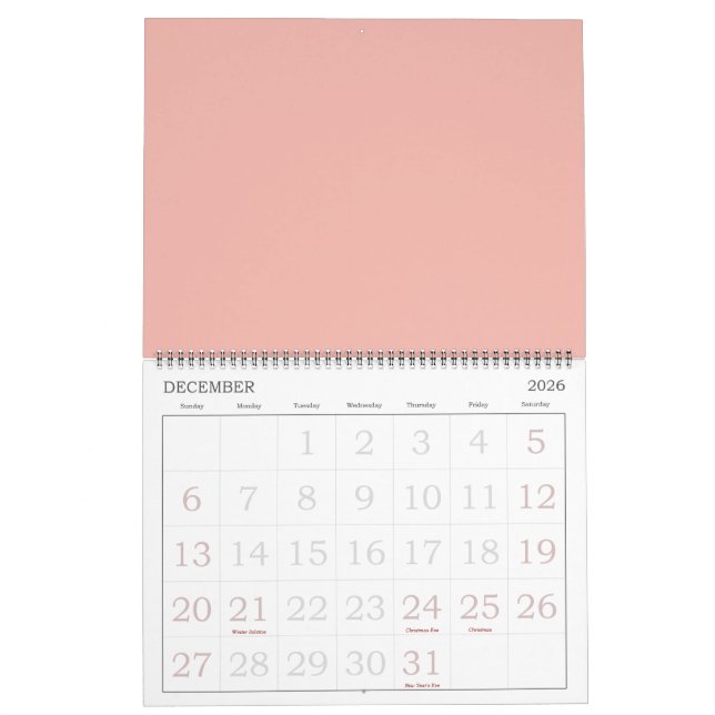 Beautiful Roses Calendar (Dec 2026)