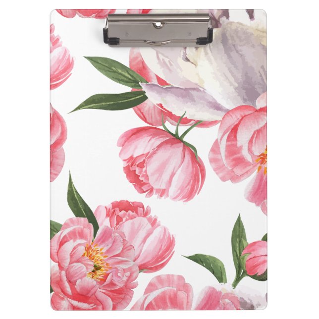 Beautiful Roses Clipboard (Front)