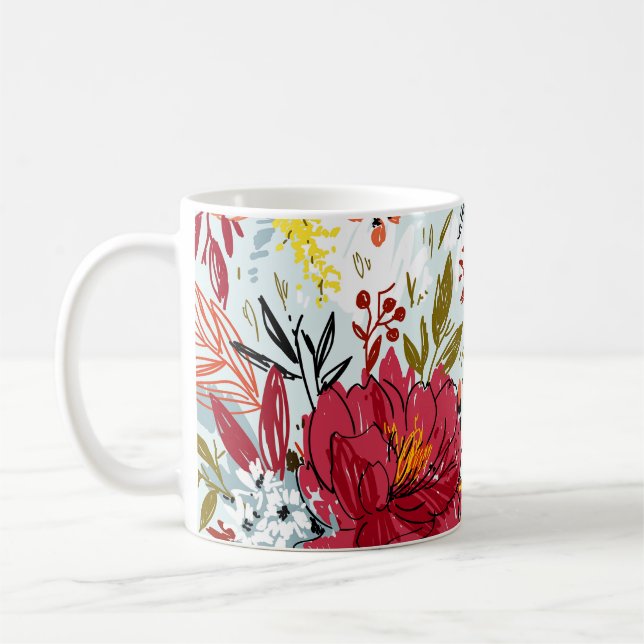 Beautiful Roses Coffee Mug (Left)