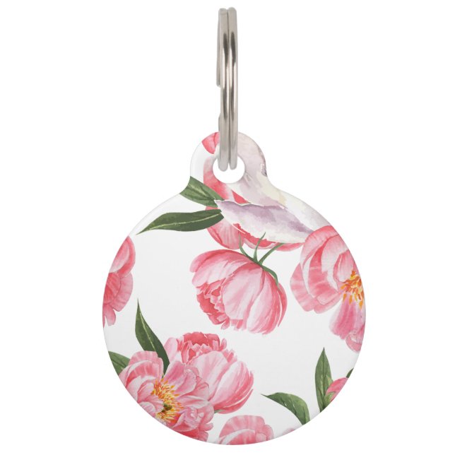 Beautiful Roses Pet Tag (Front)
