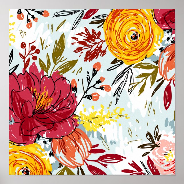 Beautiful Roses Poster (Front)