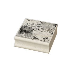 Beautiful Roses Rubber Stamp