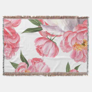 Beautiful Roses Throw Blanket