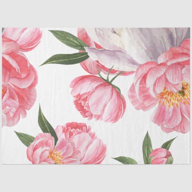 Beautiful Roses Tissue Paper (Front)