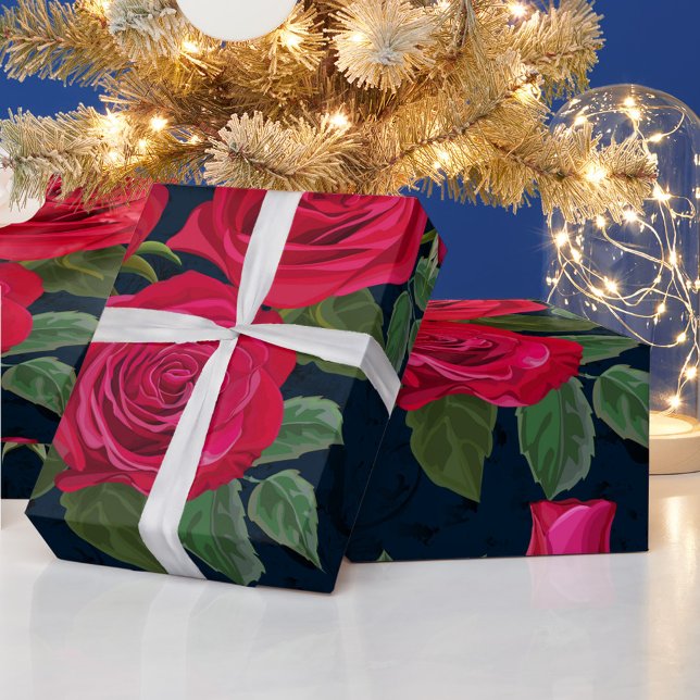 Beautiful Roses Wrapping Paper (Red Rose Wrapping Paper!)
