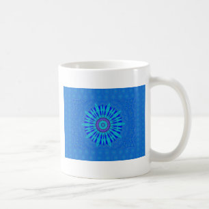 Beautiful Royal Blue Mandala Art Print Coffee Mug
