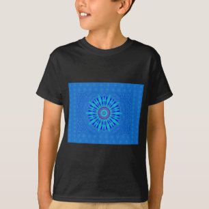 Beautiful Royal Blue Mandala Art Print T-Shirt