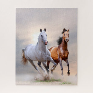 Beautiful running horses, Jigsaw Puzzle