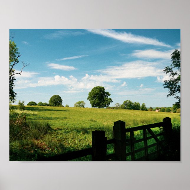 Beautiful rural landscape poster (Front)