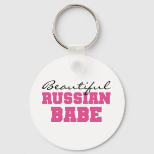 Beautiful Russian Babe Key Ring