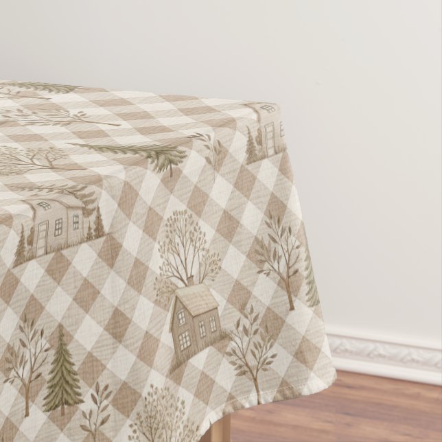 Beautiful Rustic Cottagecore Tablecloth (In Situ)