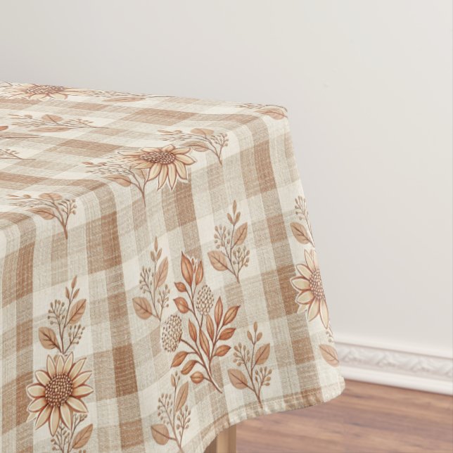 Beautiful Rustic Cottagecore Tablecloth (In Situ)